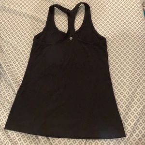 Lululemon black racerback tank top